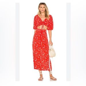 NWT Free people Blossom combo crop top and skirt size 12